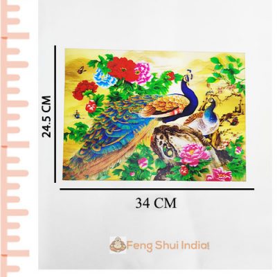 Feng Shui Peacock 3D Card