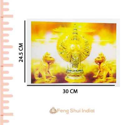 Feng Shui Thousand Hand Tara 3D Card