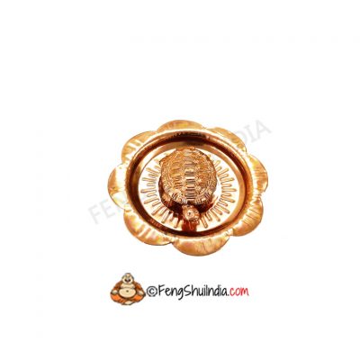 Metal Turtle on Metal Plate Small